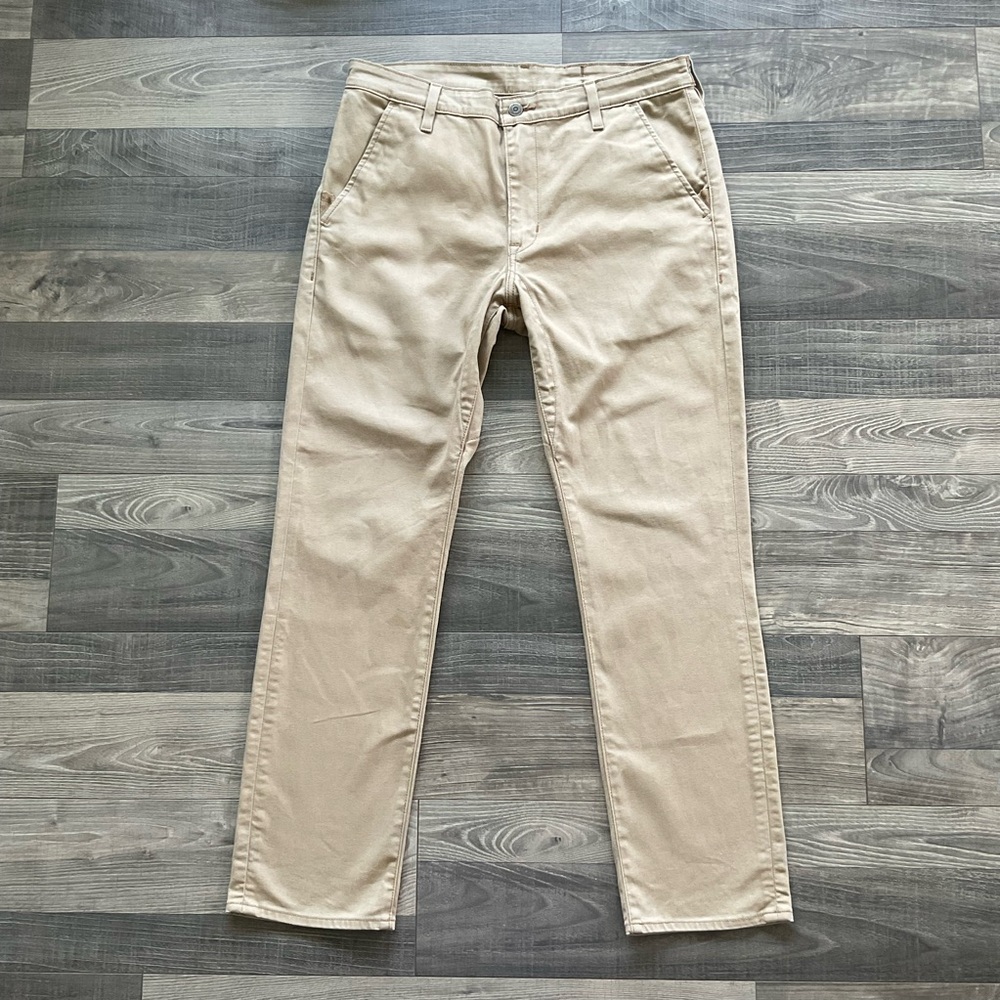 36x32 Levi’s 511 Commuter Slim Fit Pants Men’s Tan Reflective Stretch Cycling